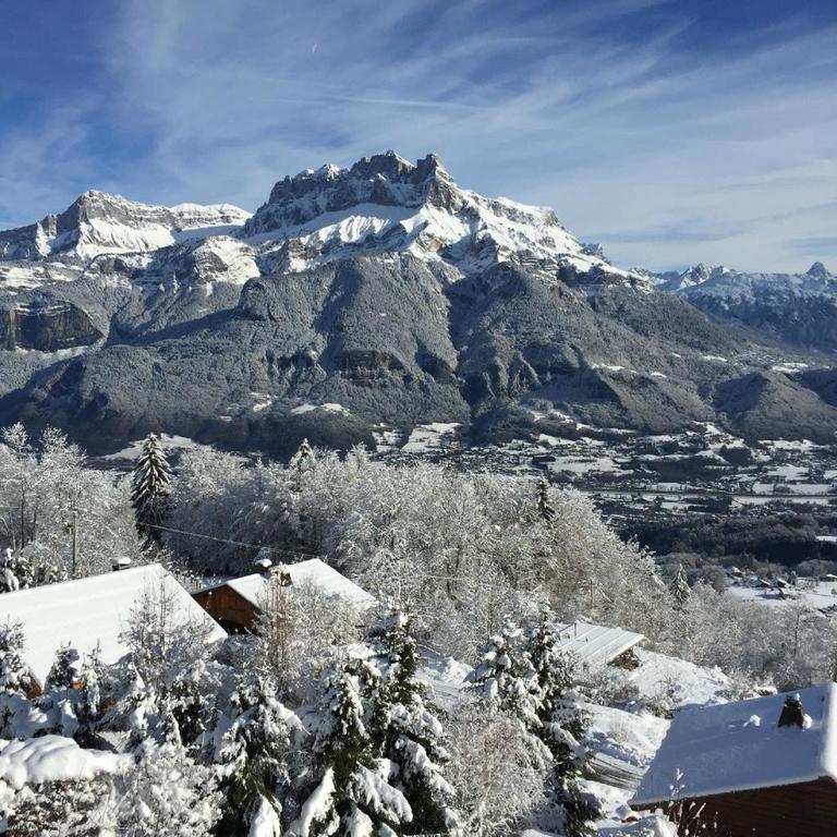 Willa La Joubarbe Au Balcon Du Mont-Blanc Sallanches Zewnętrze zdjęcie