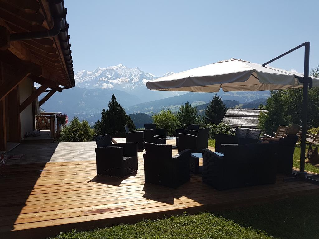 Willa La Joubarbe Au Balcon Du Mont-Blanc Sallanches Zewnętrze zdjęcie