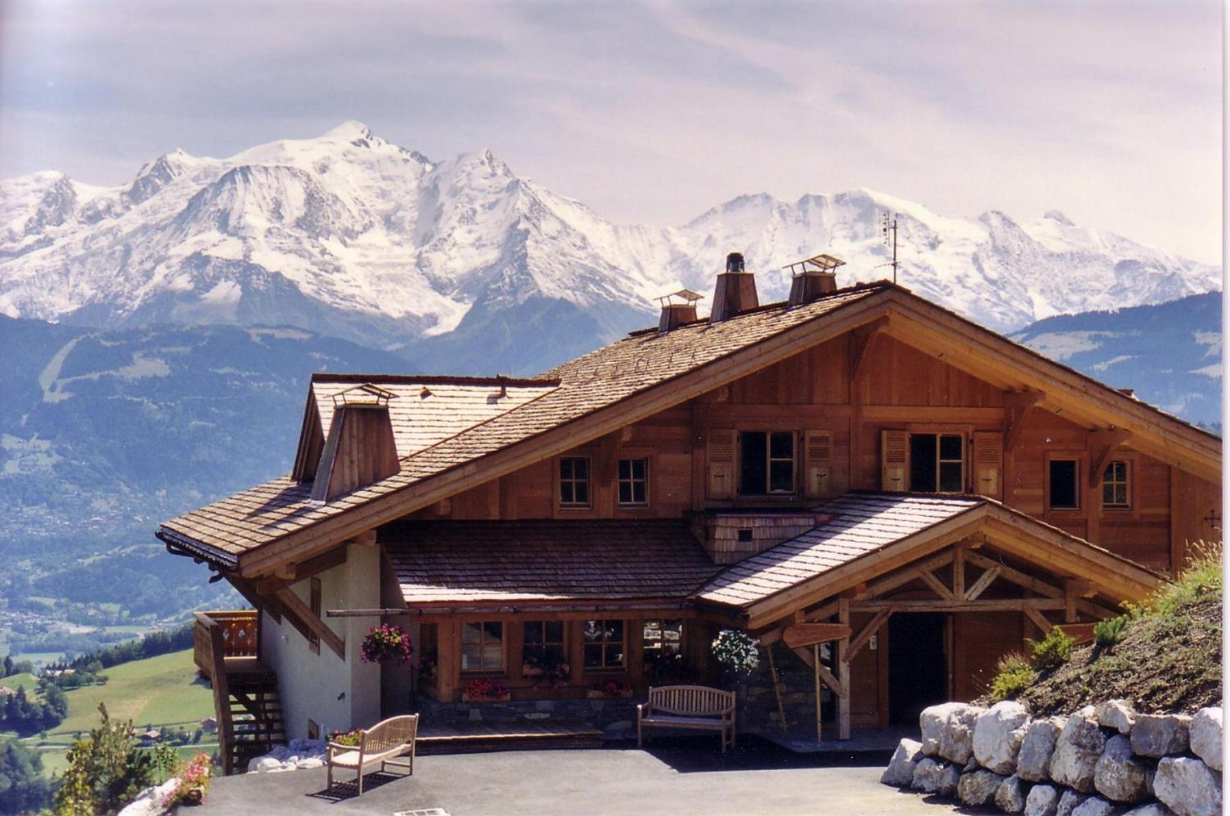 Willa La Joubarbe Au Balcon Du Mont-Blanc Sallanches Zewnętrze zdjęcie