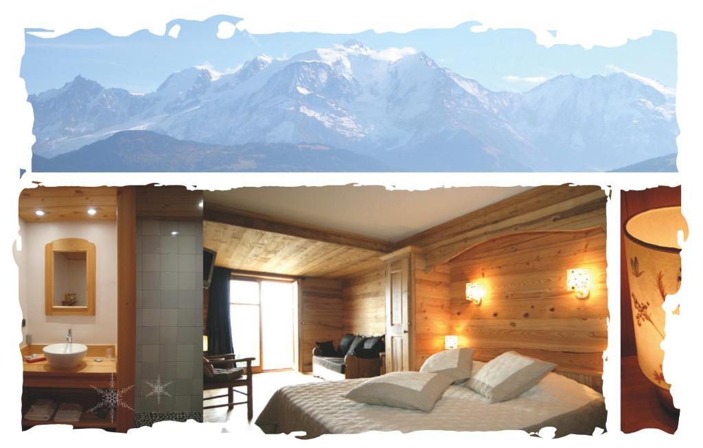Willa La Joubarbe Au Balcon Du Mont-Blanc Sallanches Pokój zdjęcie