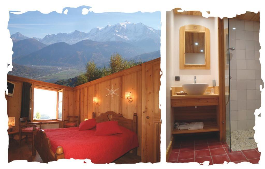 Willa La Joubarbe Au Balcon Du Mont-Blanc Sallanches Pokój zdjęcie