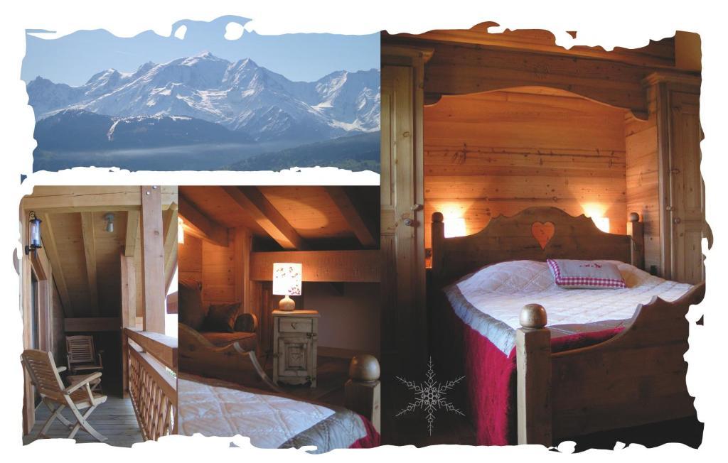Willa La Joubarbe Au Balcon Du Mont-Blanc Sallanches Pokój zdjęcie