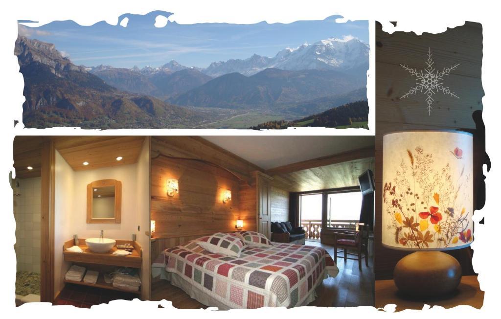 Willa La Joubarbe Au Balcon Du Mont-Blanc Sallanches Pokój zdjęcie